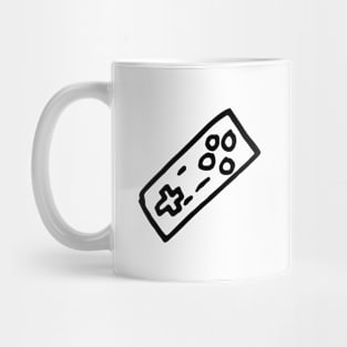 Retro Game Controller Line Art Mug